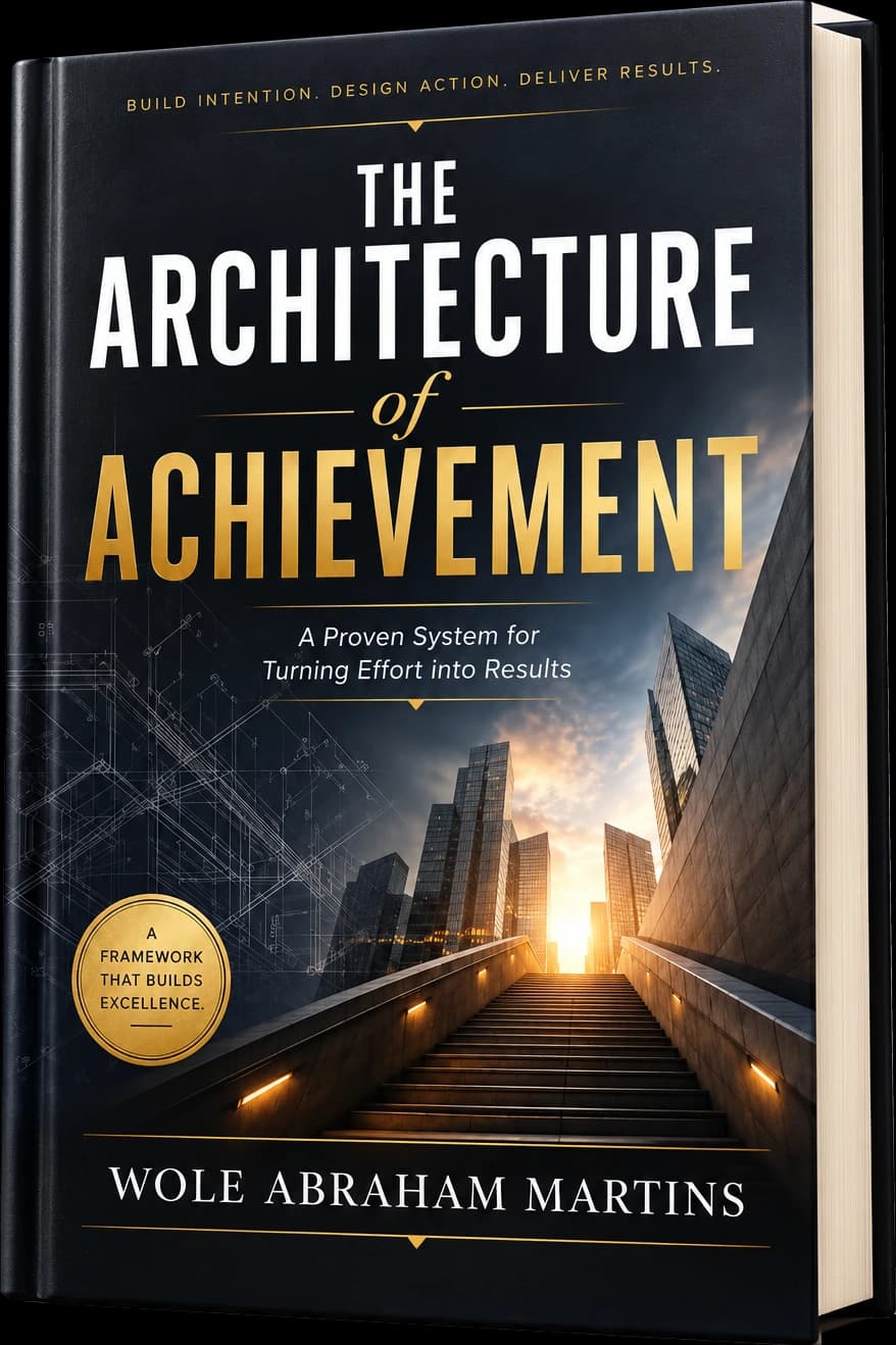 The Architecture of Achievement by Wole Abraham Martins, hardcover